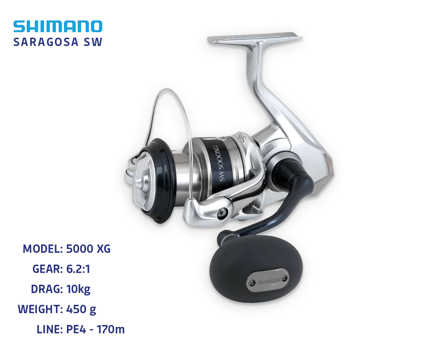 Shimano Saragosa SWA Spin Reel – Tackle World