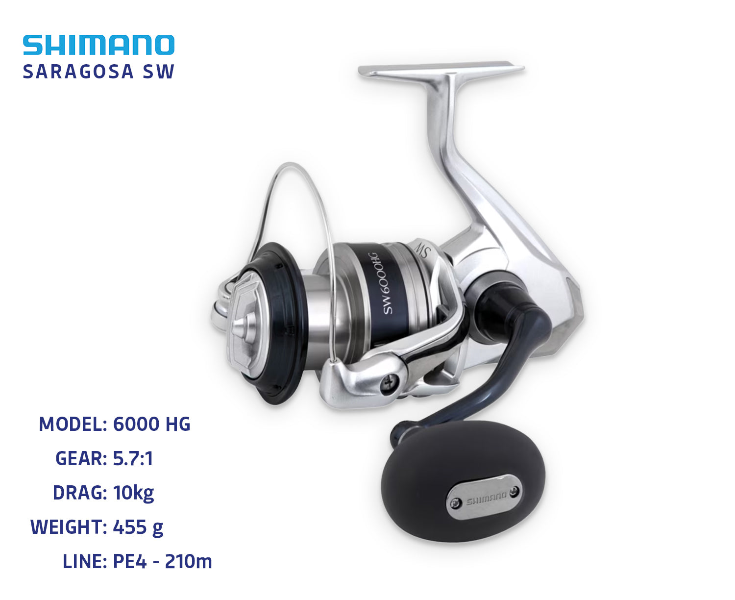 old shimano reels with 8 ball bearings Shimano Saragosa SWA Spin Reel – Tackle World