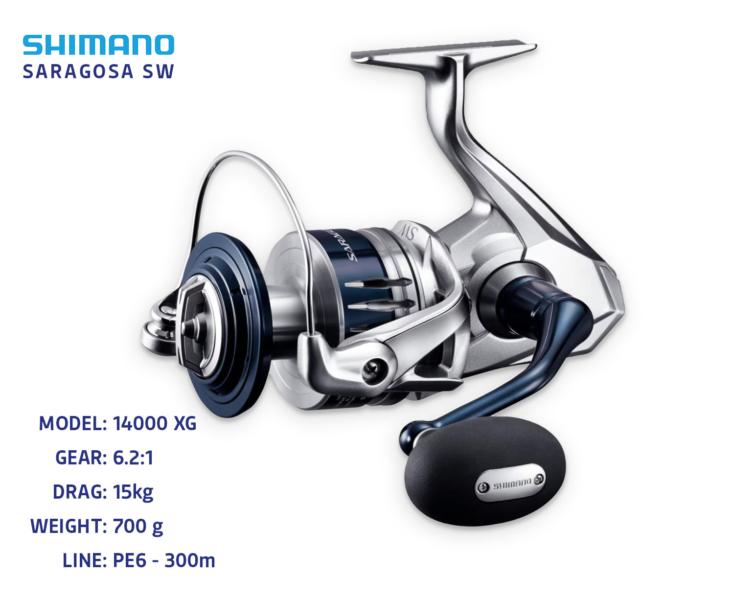 Shimano Saragosa SWA Spin Reel – Tackle World