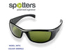 Spotters Artic+ Gloss Black Polarised Sunglasses