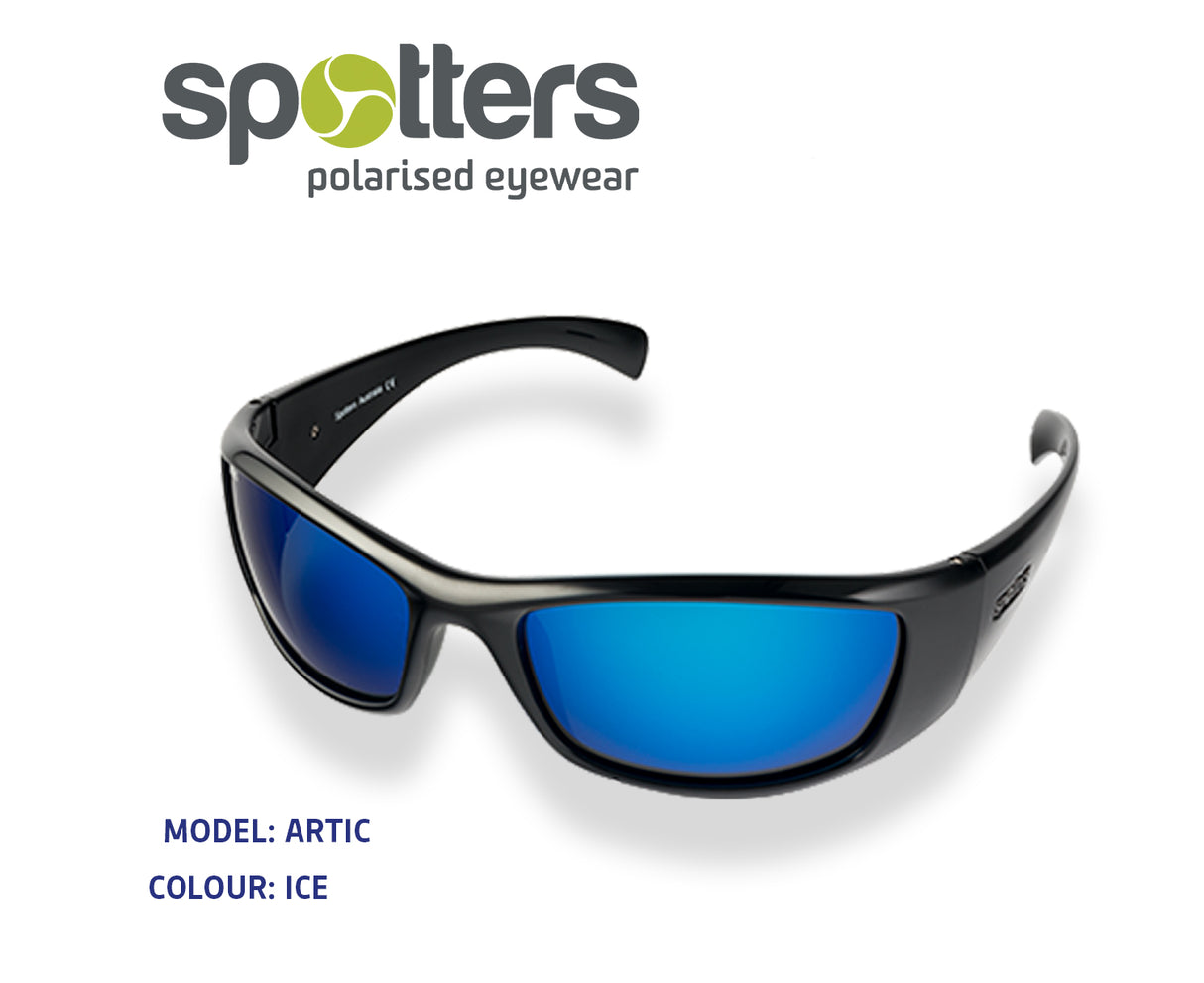 Spotters Artic+ Gloss Black Polarised Sunglasses