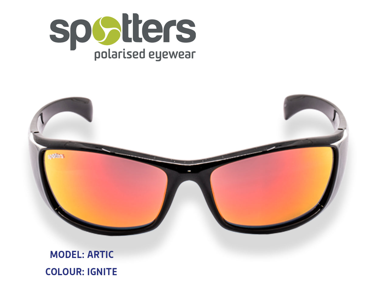 Spotters Artic+ Gloss Black Polarised Sunglasses