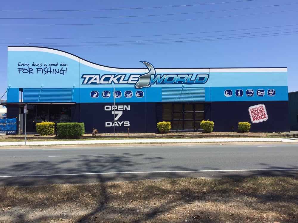 Tackle World Lawnton store front on Gympie Road, Lawnton, Queensland