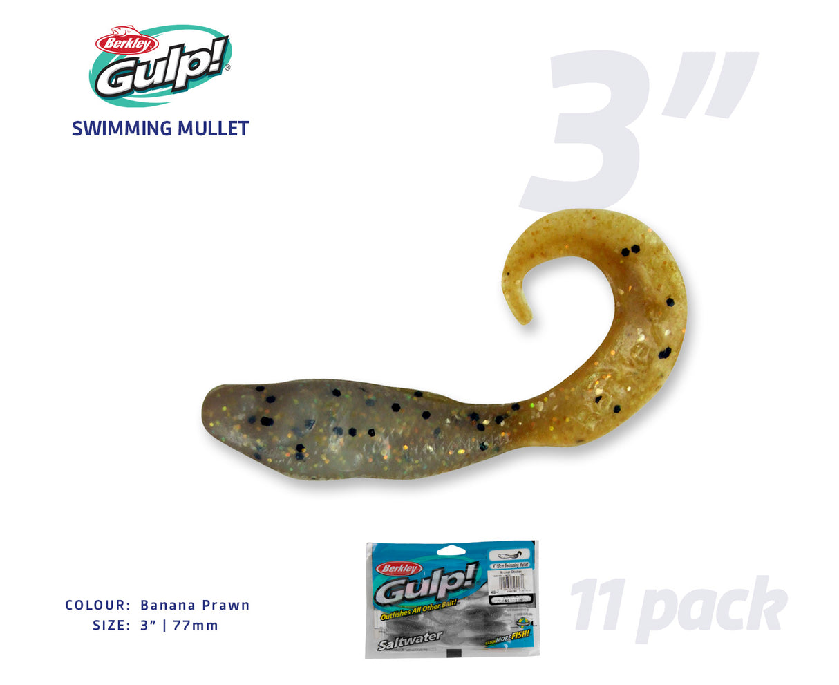 Berkley Gulp Swimming Mullet Soft Plastics