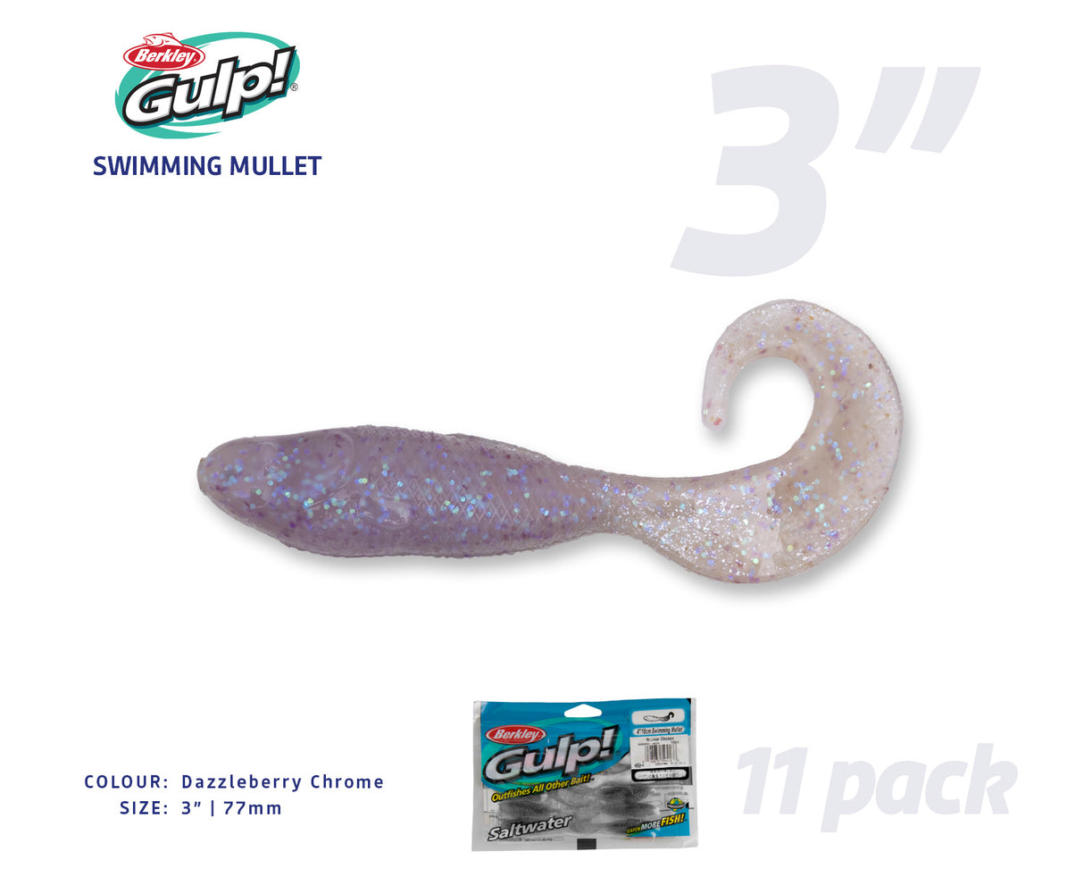 Berkley Gulp Swimming Mullet Soft Plastics