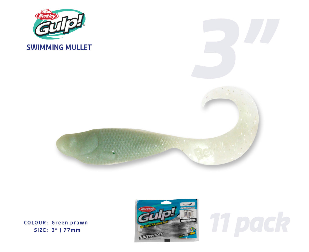 Berkley Gulp Swimming Mullet Soft Plastics