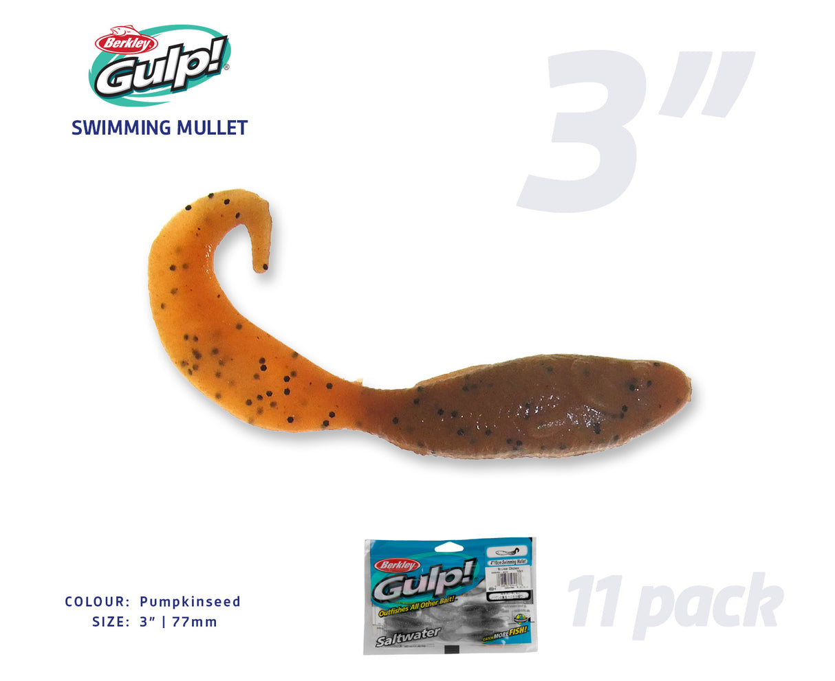 Berkley Gulp Swimming Mullet Soft Plastics