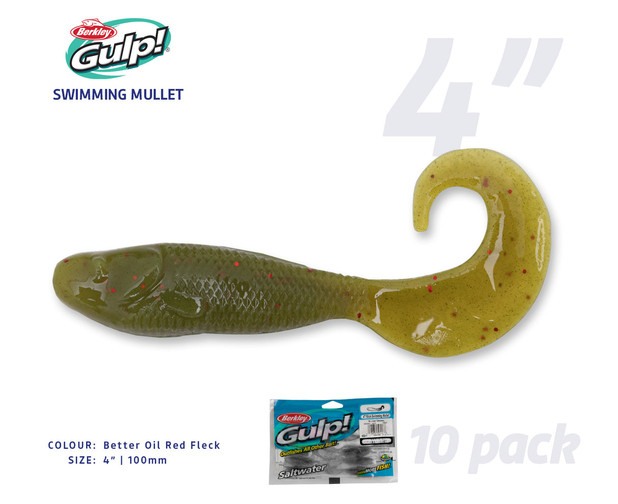 Berkley Gulp Swimming Mullet Soft Plastics